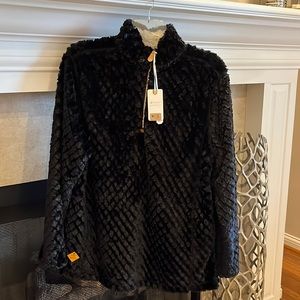 Simply Southern Black Textured Hoodie